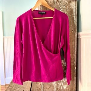 Jones New York Collection Pink Sweater Size M NWT